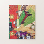 Nachtcafé in Arles durch Vincent van Gogh Puzzle (Vertikal)
