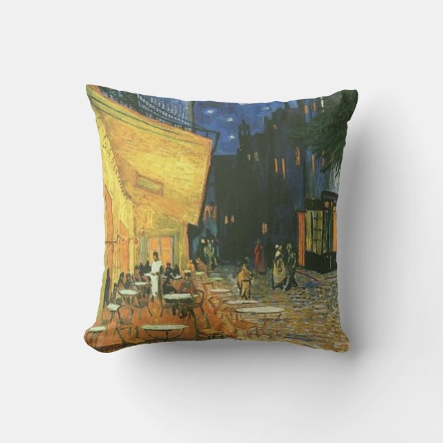 Nachtcafé Malerei von van Gogh Pillow Kissen (Vorderseite)