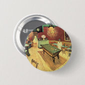Nachtcafé, Place Lamartine von Vincent van Gogh Button (Vorne & Hinten)