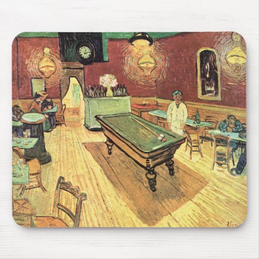 Nachtcafé, Place Lamartine von Vincent van Gogh Mousepad (Vorne)