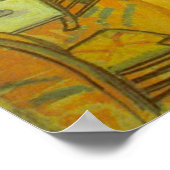 Nachtcafé von Vincent van Gogh Poster (Ecke)
