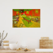 Nachtcafé von Vincent van Gogh Poster (Küche)