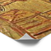 Nachtcafé von Vincent van Gogh Poster (Ecke)