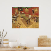 Nachtcafé von Vincent van Gogh Poster (Küche)