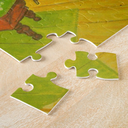 Nachtcafé von Vincent van Gogh Puzzle (Seite)