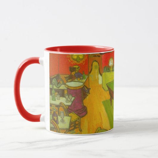 Nachtcafé von Vincent van Gogh Tasse (Links)