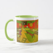 Nachtcafé von Vincent van Gogh Tasse (Links)