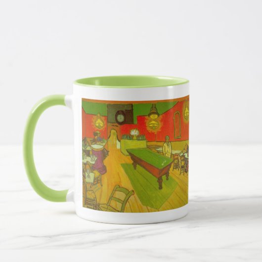 Nachtcafé von Vincent van Gogh Tasse (Links)
