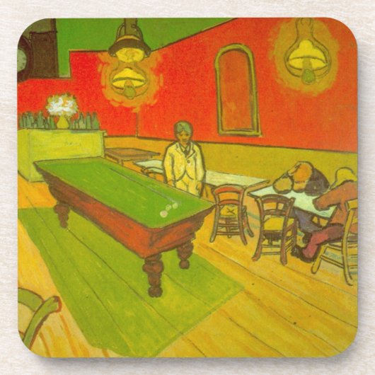 Nachtcafé von Vincent van Gogh Untersetzer (Vorderseite)