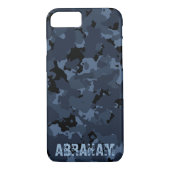 NachtCamouflage-Namen-Schablone Case-Mate iPhone Hülle (Rückseite)