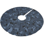 NachtCamouflage Polyester Weihnachtsbaumdecke (Schrägansicht)