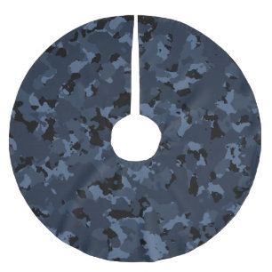 NachtCamouflage Polyester Weihnachtsbaumdecke