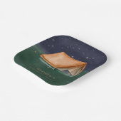 Nachtcampout Boy Geburtstagsparty Pappteller (Gewinkelt)