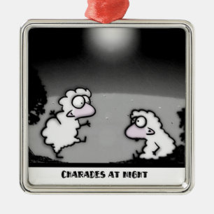 Nachtcharaden Silbernes Ornament