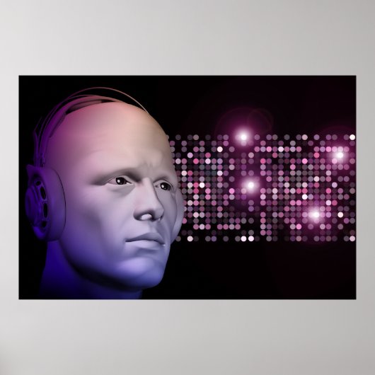 Nachtclub Dj Poster (Vorne)