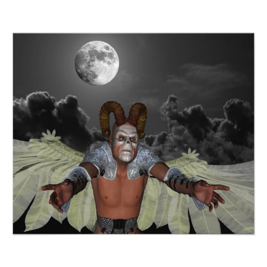 Nachtdämon Fotodruck (Vorne)