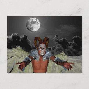Nachtdämon Postkarte