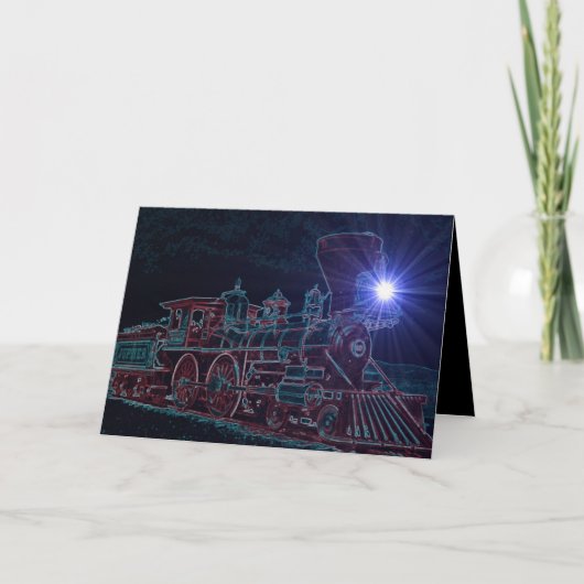 Nachtdampf Karte (Vorderseite)