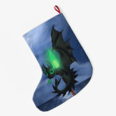 Nachtdrache Großer Weihnachtsstrumpf (Rückseite (Hängend))