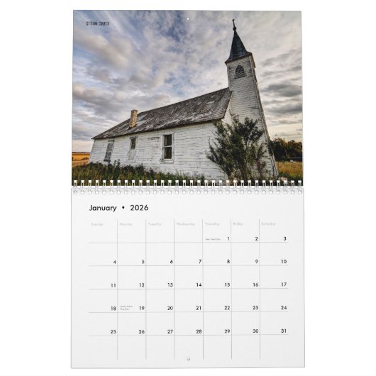 NÄCHTE DES DUNKEN Spuk Saskatchewan 3 Kalender (Jan 2026)