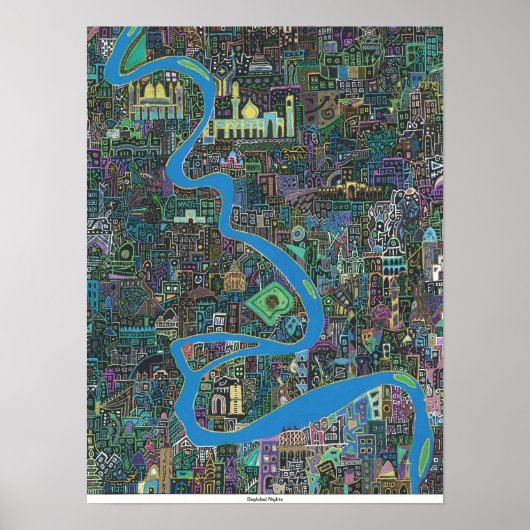 Nächte in Bagdad - Print Poster (Vorne)