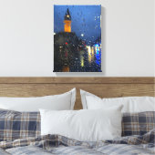 Nächte in der Rainy CITY Leinwanddruck (Insitu (Schlafzimmer))