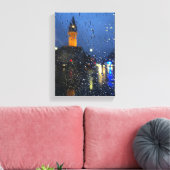 Nächte in der Rainy CITY Leinwanddruck (Insitu (Wohnzimmer))