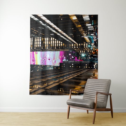 Nächte in der Stadt Wandteppich (Beispiel)
