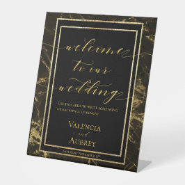 Nächte in Granit & Gold Willkommen bei unserer Hoc Sockelschild