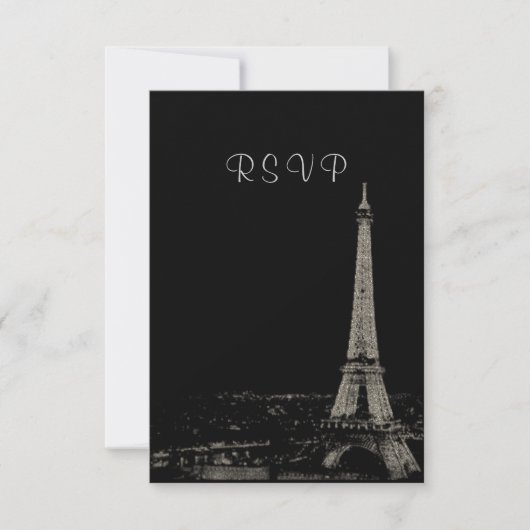 Nächte in Paris UAWG RSVP Karte (Vorderseite)