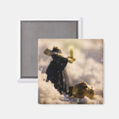 Nächte in Porzellan V Magnet (Vorderseite/Rückseite)