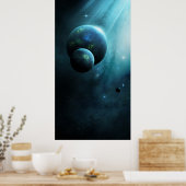 Nächte in Ruhe Poster (Küche)