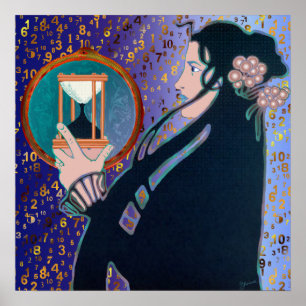 Nächte sind Zahlen drucken Poster