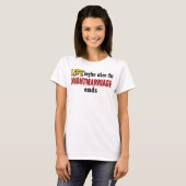 Nachtehe endet T-Shirt (Vorne ganz)