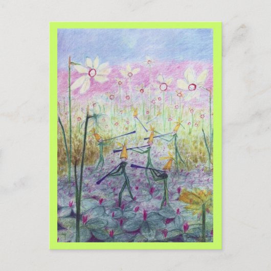 Nachtelfen Postkarte (Vorderseite)