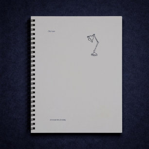 Nachteule Dunkle Akademie Gelehrt Notizblock