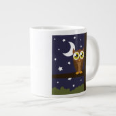"Nachteule " Jumbo-Tasse (Vorderseite Rechts)
