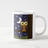 "Nachteule " Jumbo-Tasse (Rechts)
