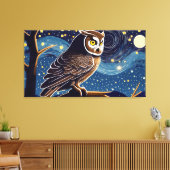Nachteule  leinwanddruck (Insitu (Wohnzimmer))