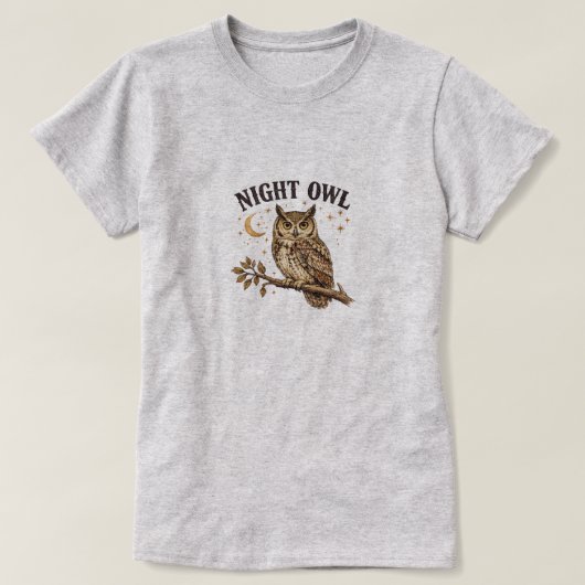 Nachteule T-Shirt (Design vorne)
