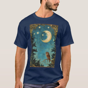 NACHTEULE VOLLMOND UND STERNENNACHT T-Shirt