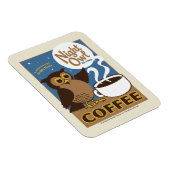 Nachteulen Kaffee Magnet (Rechte Seite)