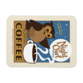 Nachteulen Kaffee Magnet (Horizontal)