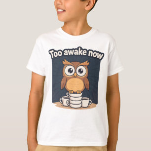 Nachteulen-Meme-Cartoon-T-Shirt T-Shirt