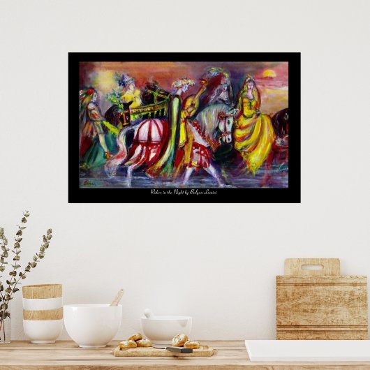 Nachtfahrer Poster (Küche)