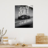 Nachtfahrt Poster (Küche)