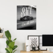 Nachtfahrt Poster (Heimbüro)