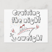 Nachtfahrt Postkarte (Vorderseite)