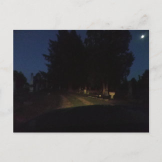 Nachtfahrt Postkarte