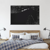 Nachtfall Equine Symphony Leinwanddruck (Insitu (Schlafzimmer))
